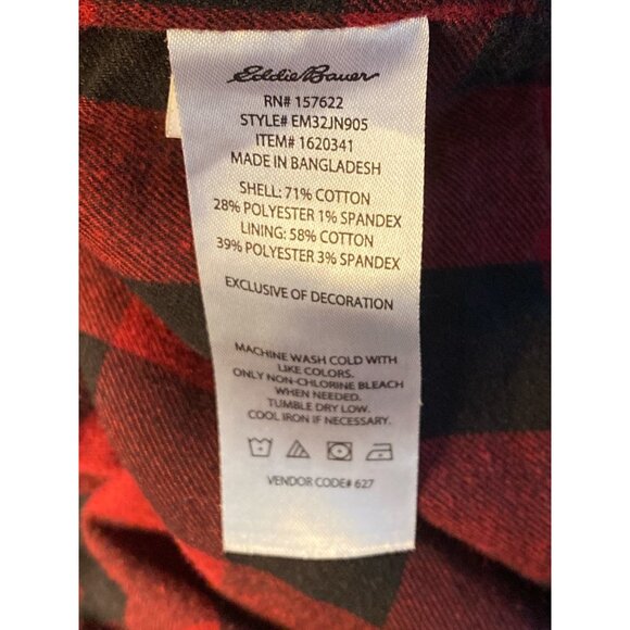 Eddie Bauer Lined Jeans Men’s 38 x 32 Straight Leg Dark Wash - Picture 6 of 6